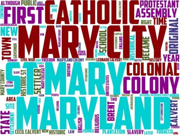 Saint Marys City Wordart Tumbler: Creative Expression in Every Sip
