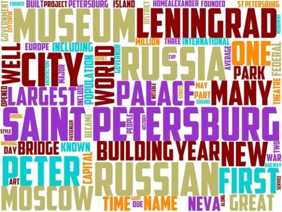 Saint Petersburg Wordart Banner: A Creative Tool for Modern Workflows