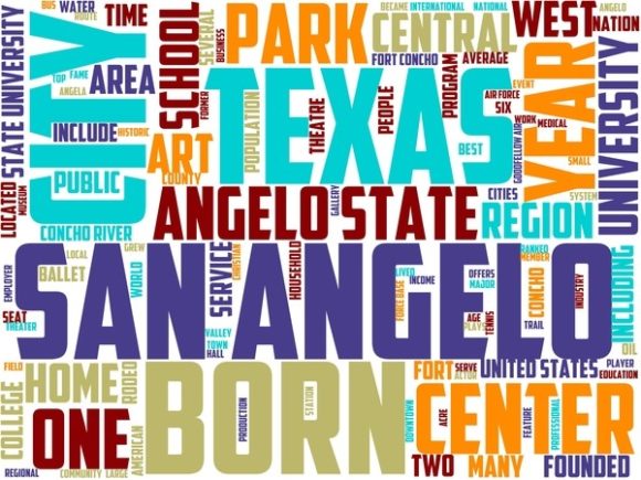 San Angelo Wordart Tie Dye: A Creative Tool for Expressive Design