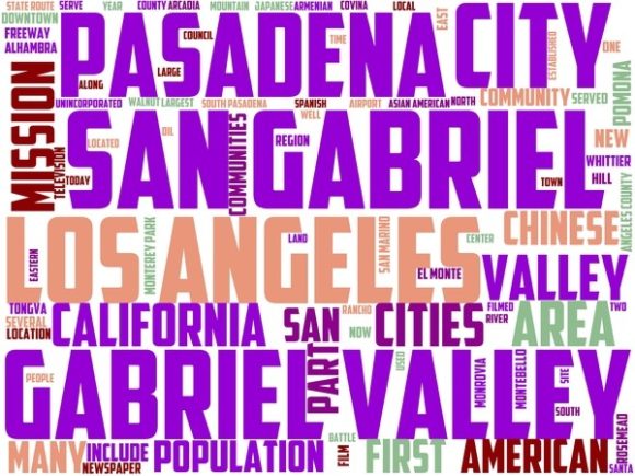 San Gabriel Wordart Tie Dye: A Creative Expression for Every Project