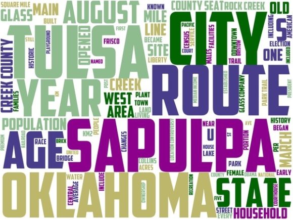 Sapulpa Wordart Sticker: Creative Expression Made Easy