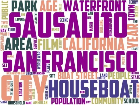 Sausalito Wordart Sticker: A Creative Tool for Modern Designers