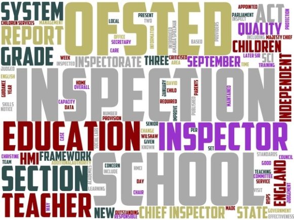 School Inspector Wordart Book Cover